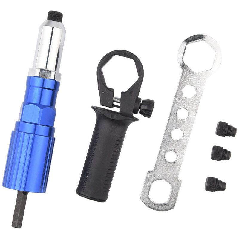 Adaptateur De Rivets Aveugles À Pinces À Riveter - Embouts À Riveter Pour Visseuse Sans Fil Et Perceuse