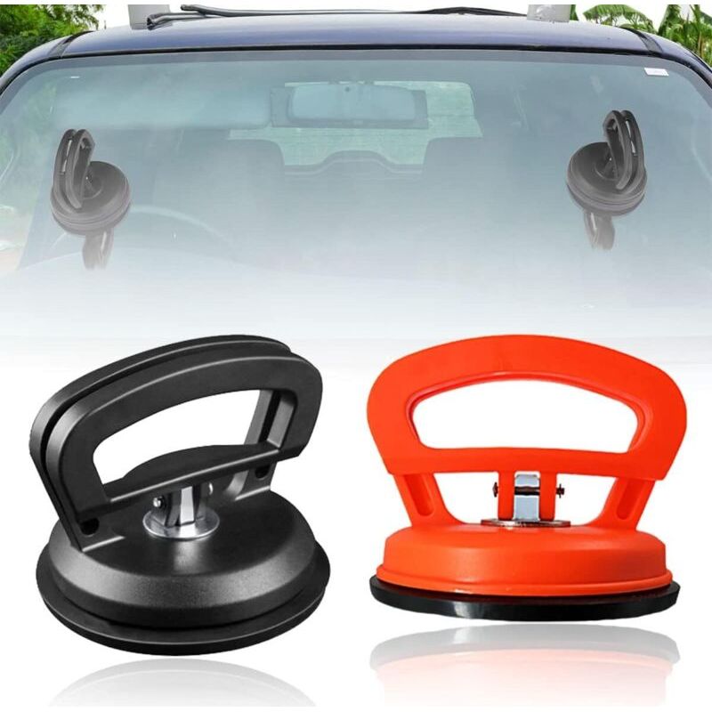 Ventouse Carrosserie, 2 Pièces Ventouse Debosselage Carrosserie, Extracteur De Bosse De Voiture, Pour La Réparation De Bosses De Voiture, Verre, Carreaux, Vitre, Levage Et Déplacement