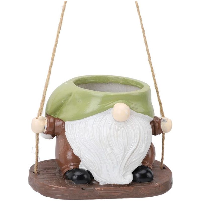 Sjlerst Pots De Fleurs Suspendus Avec Visage Balançoire, Pot De Fleurs Pivotant Pour Jardins, Terrasses