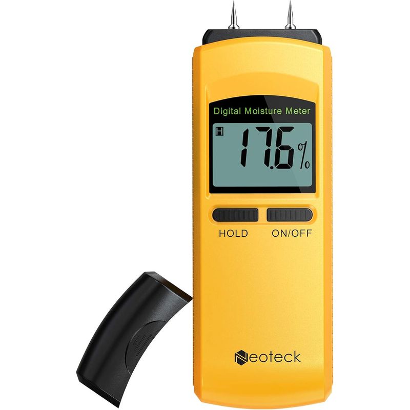 Humidité Compteur Humidimètre Numérique 4 Broches Testeur D'Humidité Détecteur D'Humidité Mesure De L'Humidité Pour Mur En Bois Béton Plâtre Brique En Fibre Ee Verre Caravanes Bateaux
