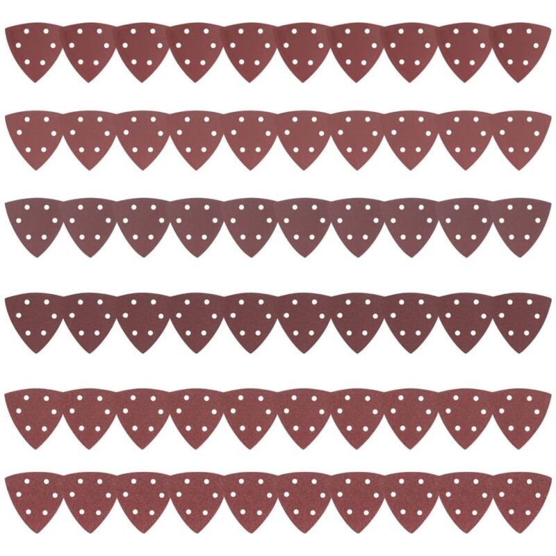 90 Feuilles Abrasives, Papier De Ponçage, Papier De Verre, Papier A Poncer, Papier Abrasif, Papier Poncer, Papier Ponceuse Triangulaire Mouse, Grain 40/80/120/180/240/320/400/800