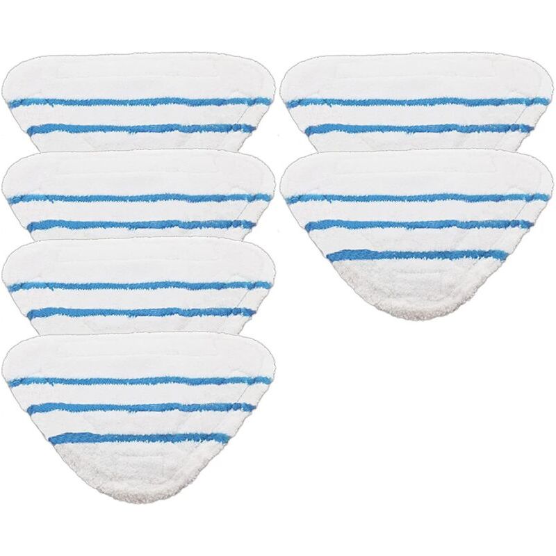 Lot De 6 Coussins Lavables Pour Nettoyeurs À Vapeur Beldray 5 En 1 Et 9 En 1.