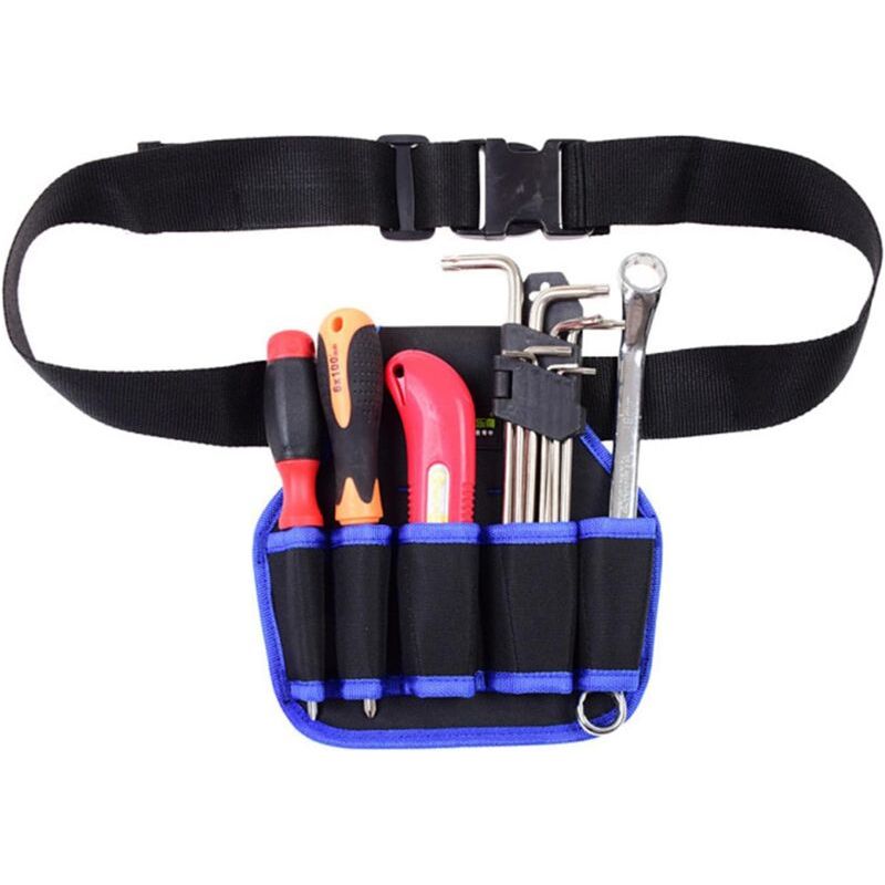 Sacoche À Outils Professionnelle, Ceinture À Outil D'Électricien, Pochette D'Électricien Professionnel, Sac Outils(bleu)