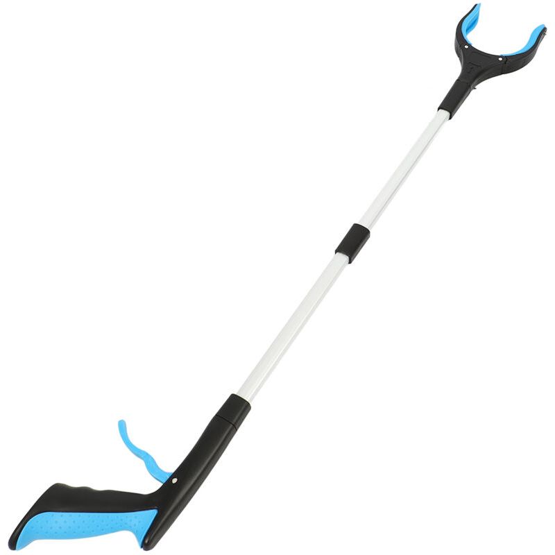 Sjlerst 32 Pouces Pliables À Atteindre Une Aide À La Pince En Caoutchouc Rotatif, Un Outil De Ramassage En Aluminium Léger Pour Les Patients Âgés, Handicapés Et Arthrite