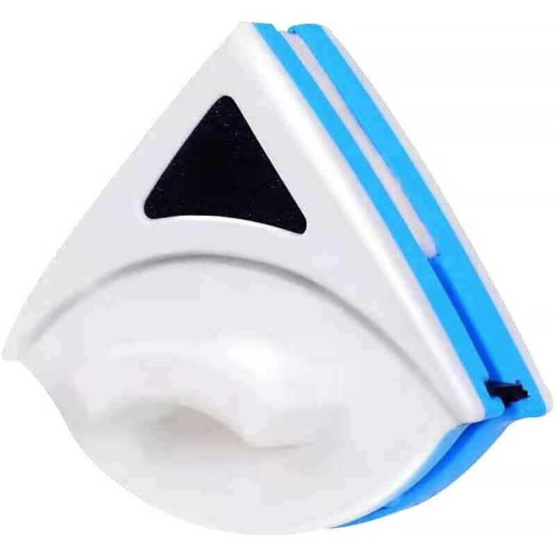 Nettoyant À Vitres Double Face, Magnétique Double Vitrage Wiper Vec Corde Anti-chute, Double Latérale Magnétique Nettoyant Pour Vitres, Lave Vitre Magnétique Pour Vitres Vitrées 3-8mm, Bleu