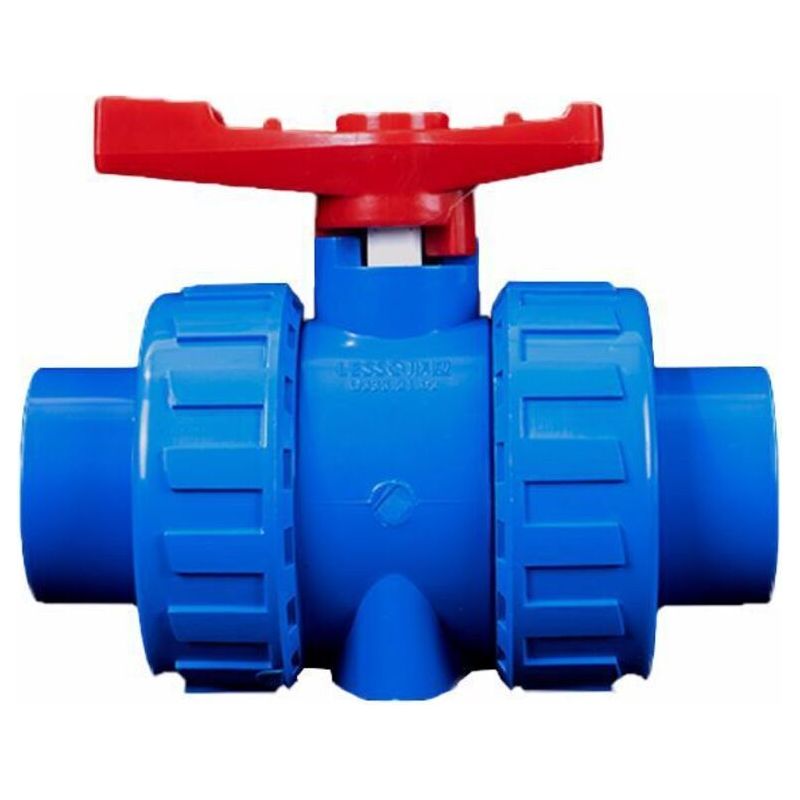 Vanne À Boisseau Sphérique En Pvc 2 Voies Soudure Au Solvant (colle) Et Bsp (fileté) Pour Raccord De Tuyau D'Alimentation En Eau,dn25 (32 Mm)