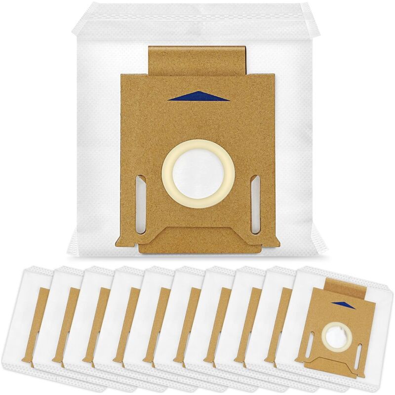 Lot De 10 Sacs D'Aspirateur Compatible Avec Ecovacs Deebot N8+ N8 Pro N8 Pro+,t8 T8+ T8 Aivi T8 Aivi+ T8max T8power,t9 T9+,dx93 Ddx96,yeedi Vac Station