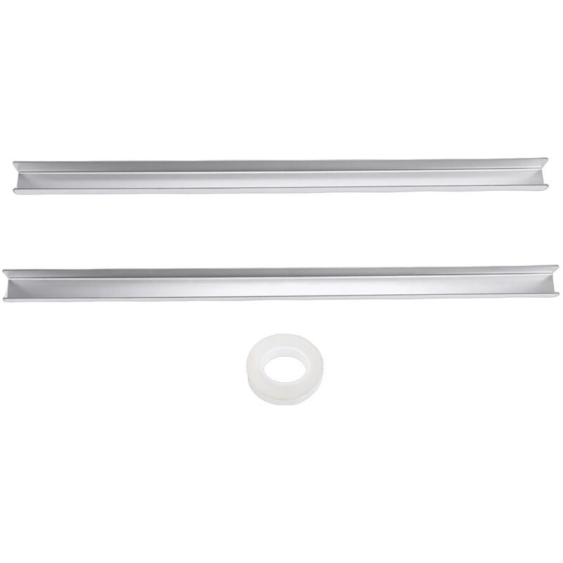 Lot De 2 Protections De Tiroir En Acier Inoxydable 304 À Enfiler Pour Portes Et Tiroirs De 17 Pouces D'Épaisseur (0,75 Po)