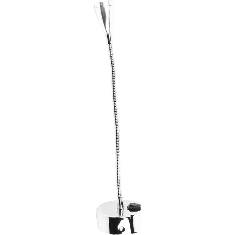 Appliques Murales Led Argentées Col De Cygne Flexible Chambre Chevet Lampe De Lecture Blanc Froid (type 2)