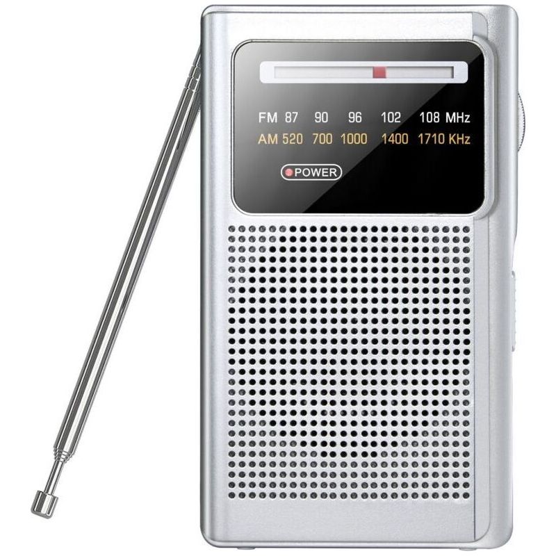 Radio Portable Rétro Am-fm-wb Pour Randonnée, Jogging, Camping