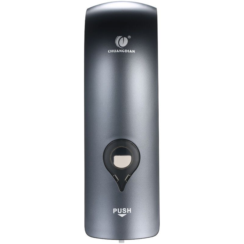 Sjlerst Distributeur Manuel De Savon Mural À Tête Unique De 300 Ml, Support Pour Gel Douche, Shampoing Liquide(gris）