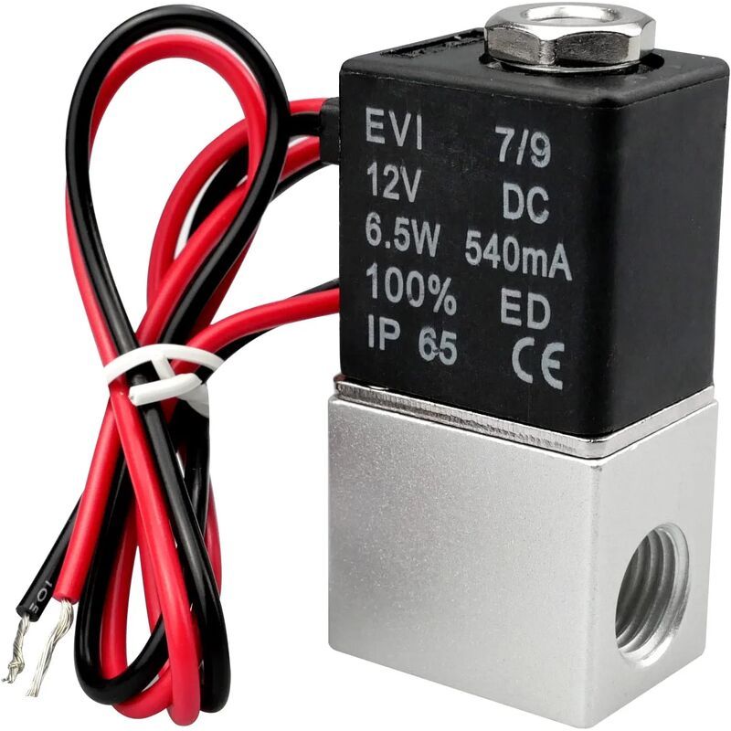 Mini Electrovanne Eau Economiseurs D'eau ,vanne Magnétique 12 V Dc 1/4" 2 Normalement Fermée Valve Magnétique Rapide Pour Air Valve Huile Liquide