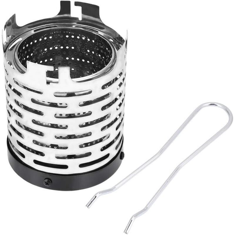 Réchaud De Chauffage De Camping - Chauffage Gaz Portable Mini Réchaud À Gaz De Chauffage En Métal Pliable Pour L'Extérieur Portable, Accessoire De Randonnée Pour Camping