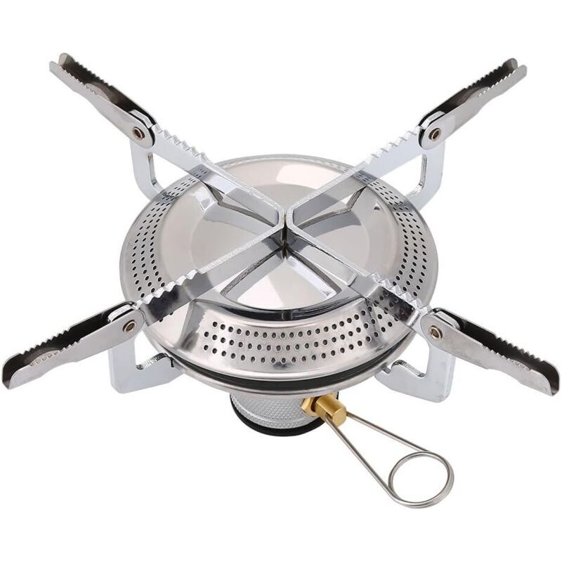 Réchaud À Gaz De Camping En Alliage De Titane Ultraléger Portable Et Pliable