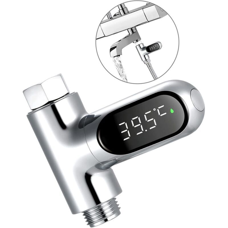 Led Digital Shower Temperature Afficher Le Thermomètre À Eau Thermomètre 0100 ℃ Thermomètre À Eau Pour La Cuisine De Salle De Bain Thermomètre Tester