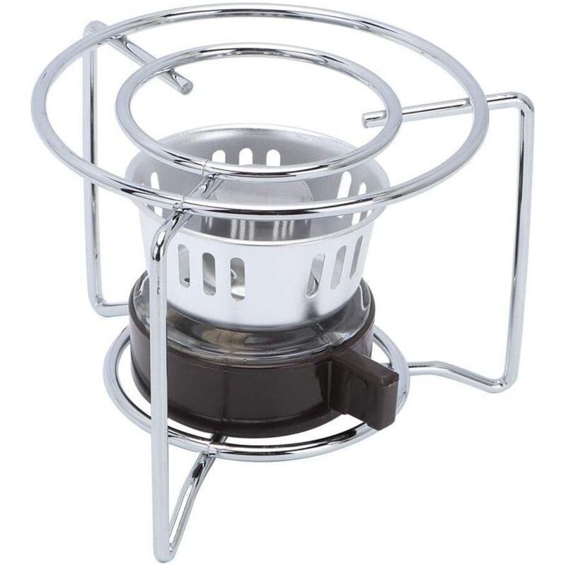 Réchaud À Alcool Portable, Réchaud De Camping, Extérieur En Acier Inoxydable Pour La Pêche À Pied