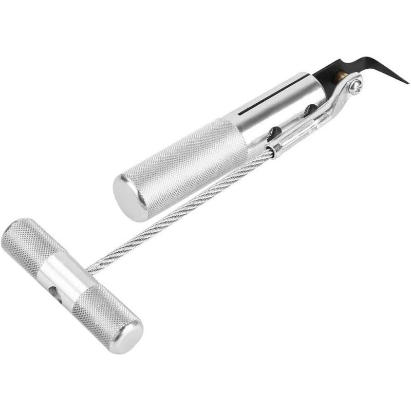 Outil Professionnel De Retrait De Pare-brise Outil De Pare-brise, Outil De Coupe De Retrait De Verre De Pare-brise De Voiture D'Alliage D'Aluminium Argent