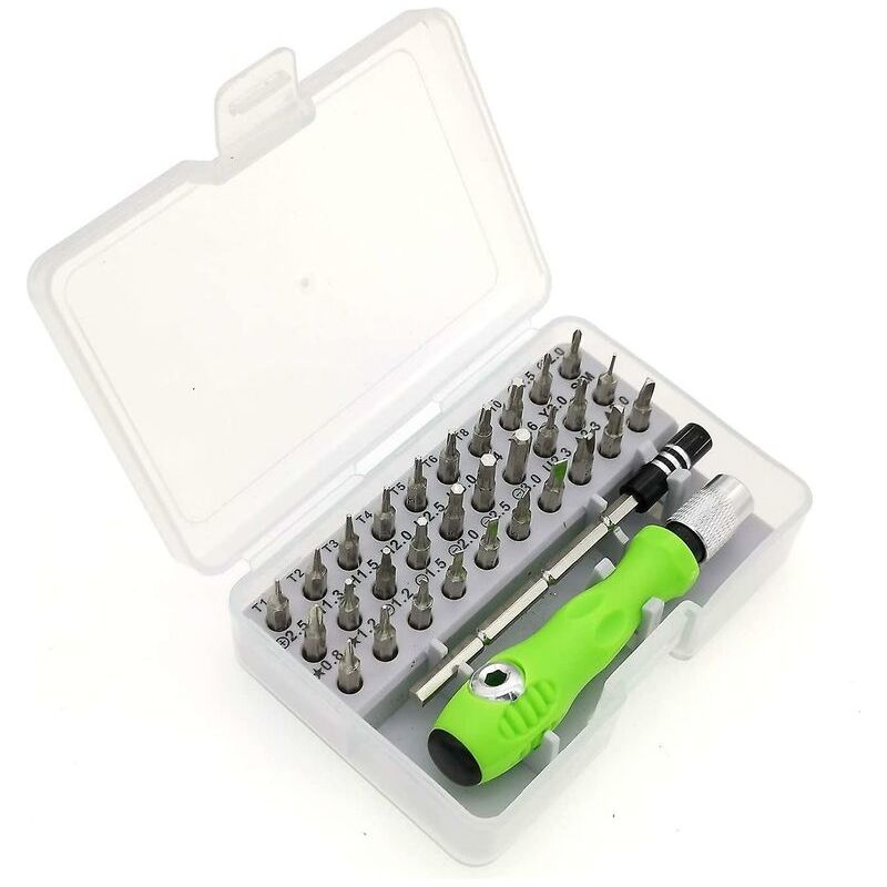 Tournevis Précision Kit,32-in-1 Mini Kit De Tournevis Clés Allen Outils De Réparation Pour Iphone Portable Laptop Montre Bijoux Jouets Lunettes Macbook