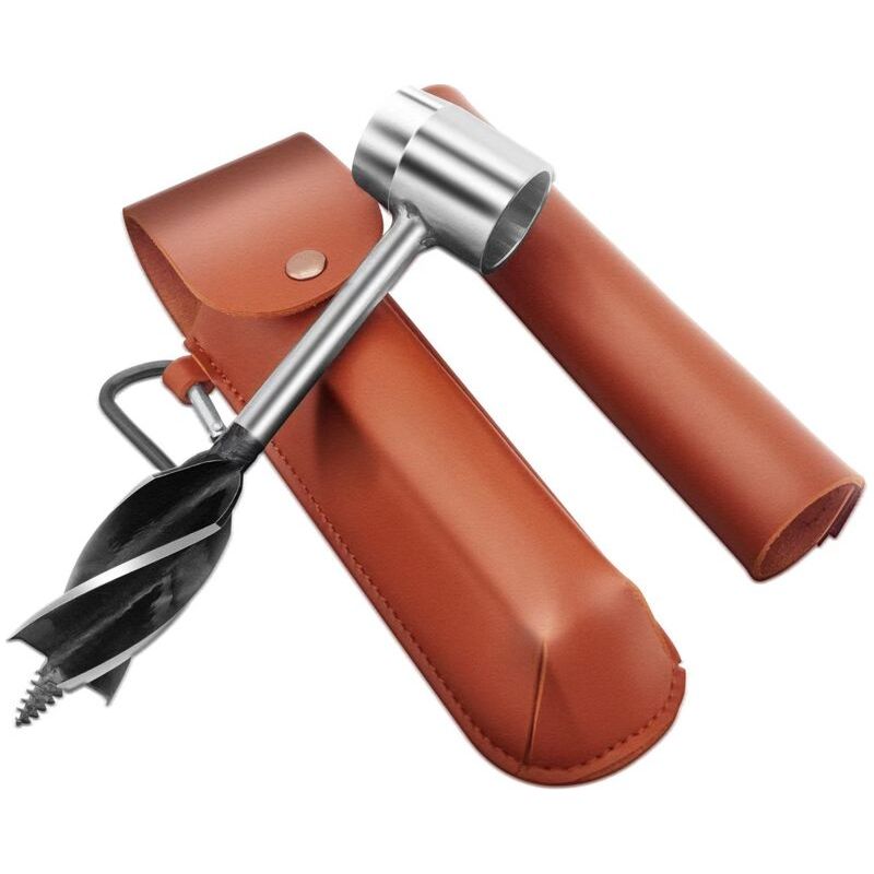 Perceuse À Main Pour Le Travail Du Bois, Perceuse De Survie Manuelle, Tarière Manuelle Bushcraft Outils, Camping Tarière Manuelle Pour Le Camping