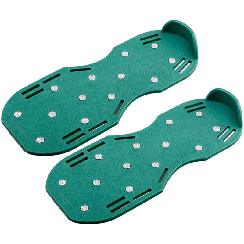Chaussures Aérateur De Gazon - Pliable - Ergonomie - Taille Universelle - Aérateur De Gazon - Aérateur De Pelouse - Vert（3013cm）