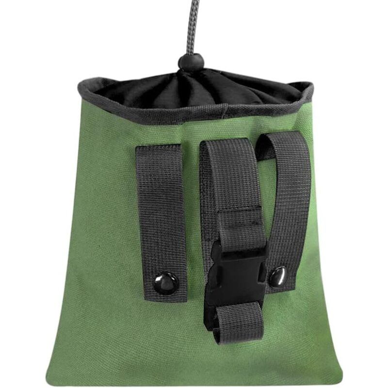 Sac De Cueillette De Fruits Sac De Cueillette De Fruits Sac Bushcraft Pliable Pochette De Cueillette De Fruits En Toile Pliable Avec Cordon De Serrage Pochette De Cueillette En Toile (vert)