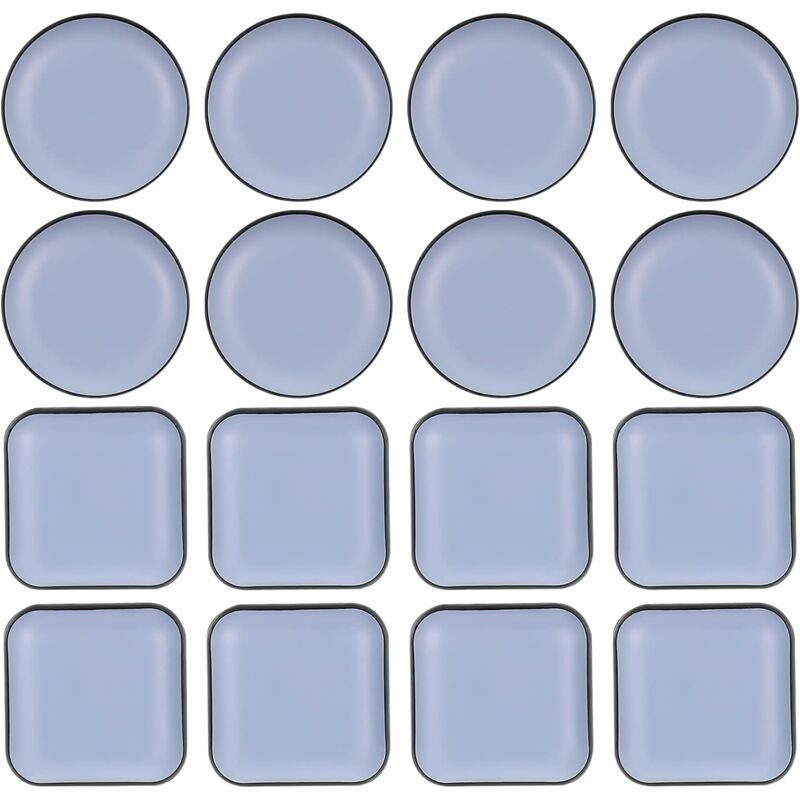 Patins Pour Meubles Téflon, Auto-adhésifs Patins En Téflon Patin Glisseur En Teflon, Protéger Parquet Stratifié Et Tapis Protection(16pcs)