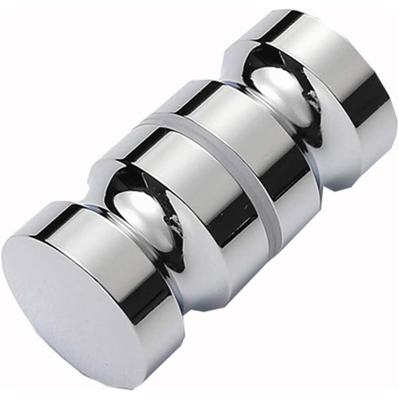 Poignées De Porte De Douche De Salle De Bain En Alliage D'Aluminium Poignées De Porte Poignées De Remplacement De Bouton Pour Portes En Verre