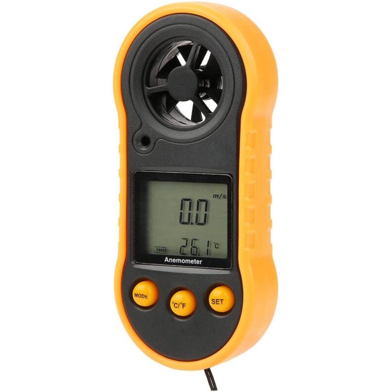 Anémomètre, Windmeter, Jauge De Vitesse Du Vent Portable Pour La Climatisation De Voiture À Domicile De Bureau