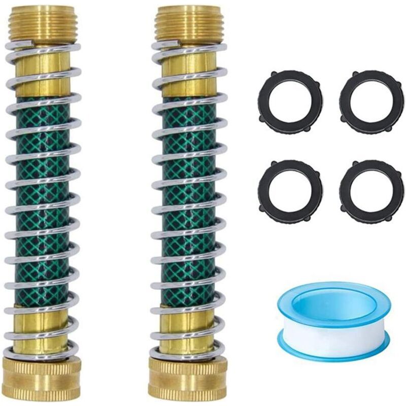 Adaptateur D'Extension De Tuyau D'Arrosage Durable Anti-déformation Avec Connecteur De Tuyau À Ressort Hélicoïdal Installation Facile