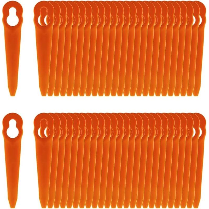 Aougo – Lot De 100 Lames En Nylon Pour Coupe-bordure Stihl Polycut 2-2 3-2 Fsa 45 57 Fse 52 – Longueur 90mm – Coupe Précise Et Propre