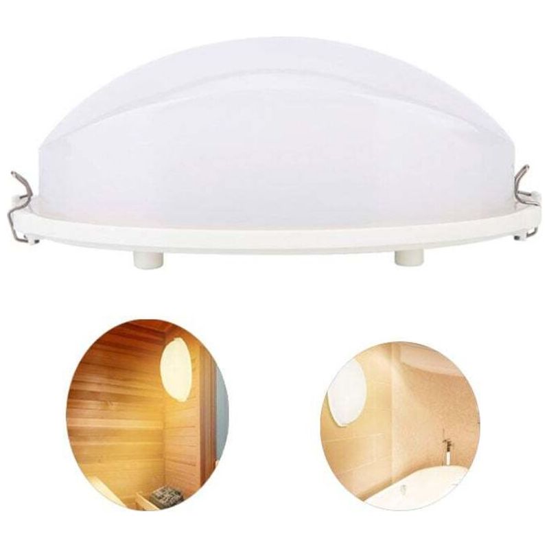 Sjlerst Éclairage De Sauna, Lampe Antidéflagrante Pour Sauna, Lampe Antibrouillard Pour Hammam Pour Lampes De Salle De Bain, Saunas