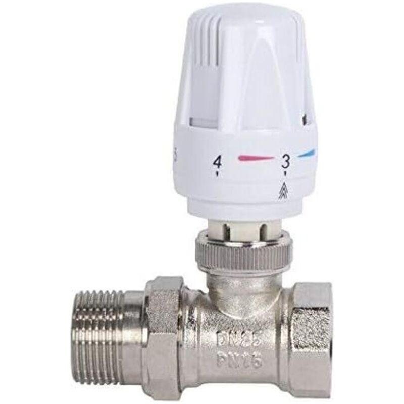 Vanne Thermostatique Automatique Standard Pour Radiateur 1pcs(vanne Thermostatique Dn15b + Pack De Chauffage)