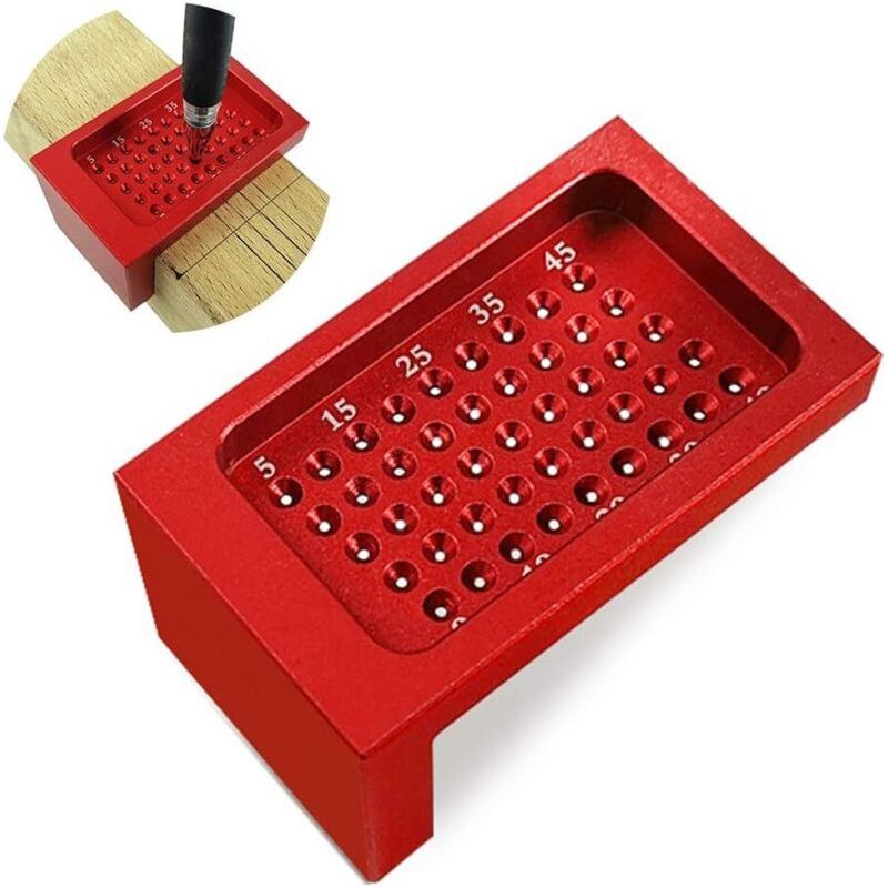 Outils De Précision Pour Le Travail Du Bois, Règle De Mesure De Trous, Règle De Mesure Métrique, Règle De Mesure En Alliage D'Aluminium, Outil De Menuiserie Pour Charpentier