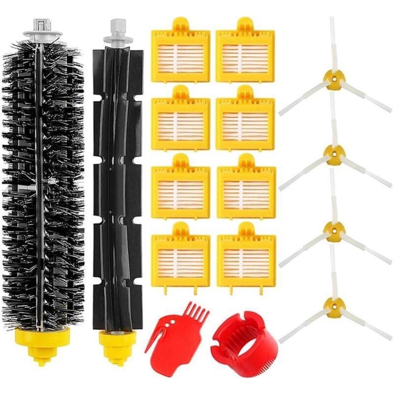 Kit De Remplacement Compatible Avec Irobot Roomba Série 700 720 750 760 765 770 772 772e 774 775 776 776p 780 782 782e 785 786 786p 790 Aspirateur - 16pcs