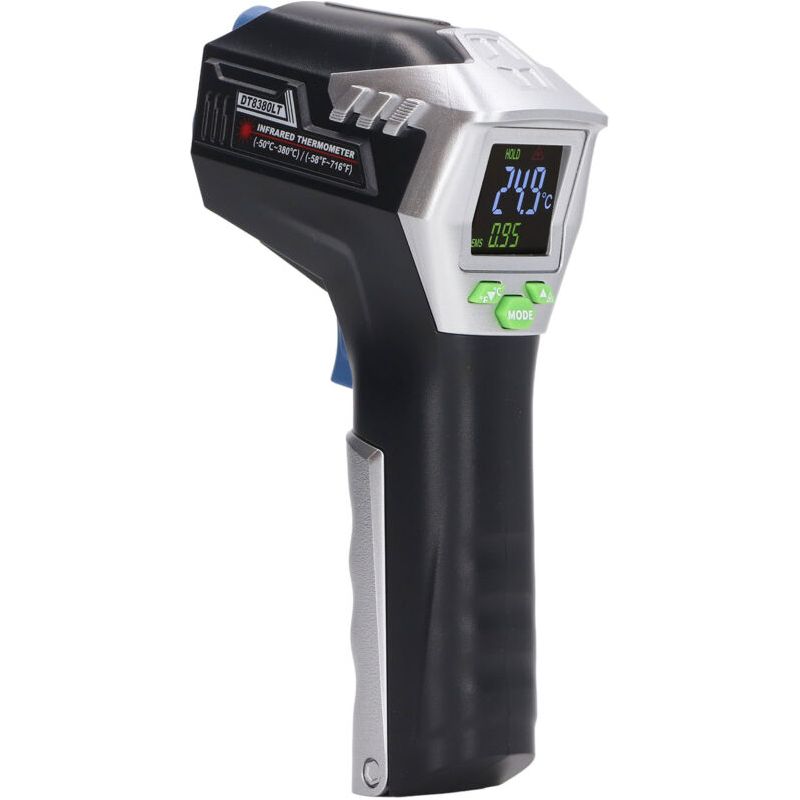 Sjlerst Thermomètre Infrarouge, Écran Lcd Rétroéclairé, Arrêt Automatique, Indication De Batterie Faible, Pistolet De Température Industriel