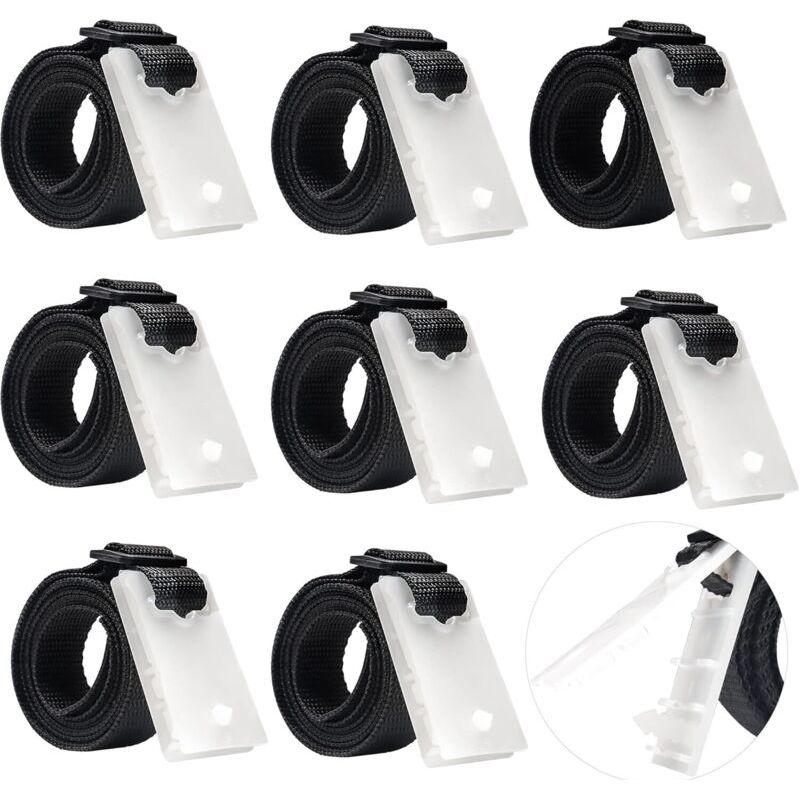 Sangles De Fixation, Accessoires Enrouleur De Couverture Solaire Jeu De Roues Pare-soleil Sangles De Fixation De Couverture De Piscine Pour Couvertures De Bâche De Piscine