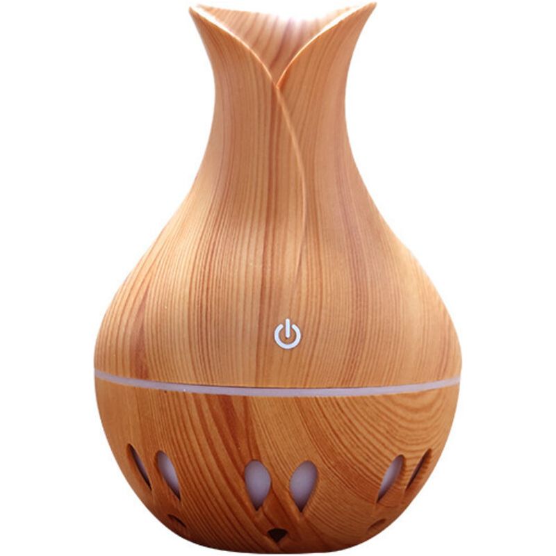 Diffuseur D'Huiles Essentielles, 130 Ml, Diffuseur D'Aromathérapie Portable À Ultrasons, Humidificateur Avec Veilleuses Led Usb 7 Couleurs, Pour Yoga, Salon, Spa, Bureau, Chambre À Coucher