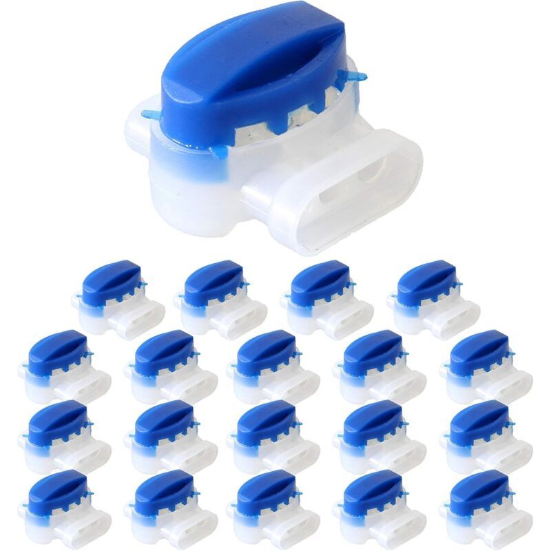 Connecteur De Câble 20x Connecteurs Pour Câble Périphérique, Kit De Réparation Pour Câbles De Tondeuse Robot, Serre-câble, Pour Raccorder Les Extrémités De Câbl，connecteurs De Câble Remplis Des Résine