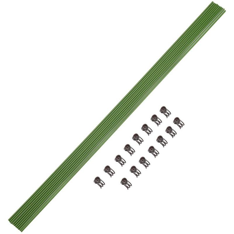 10pcs Fil De Support De Plante, Support De Cage De Plante En Plastique Pliable Pour Jardin Fleurs Herbes Légumes (220324tw-3)