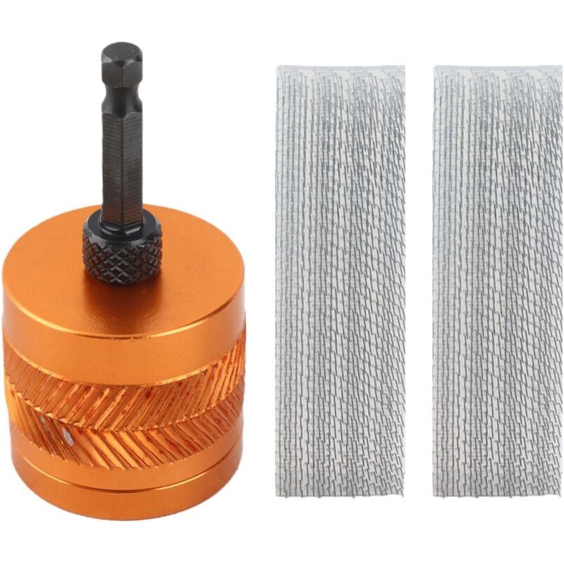 Kit De Nettoyage De Tubes En Cuivre De 1/2 Pouce Pour Perceuse Électrique, Outil De Polissage De Tubes En Cuivre À Tige Hexagonale Et 2 Brosses De Rechange