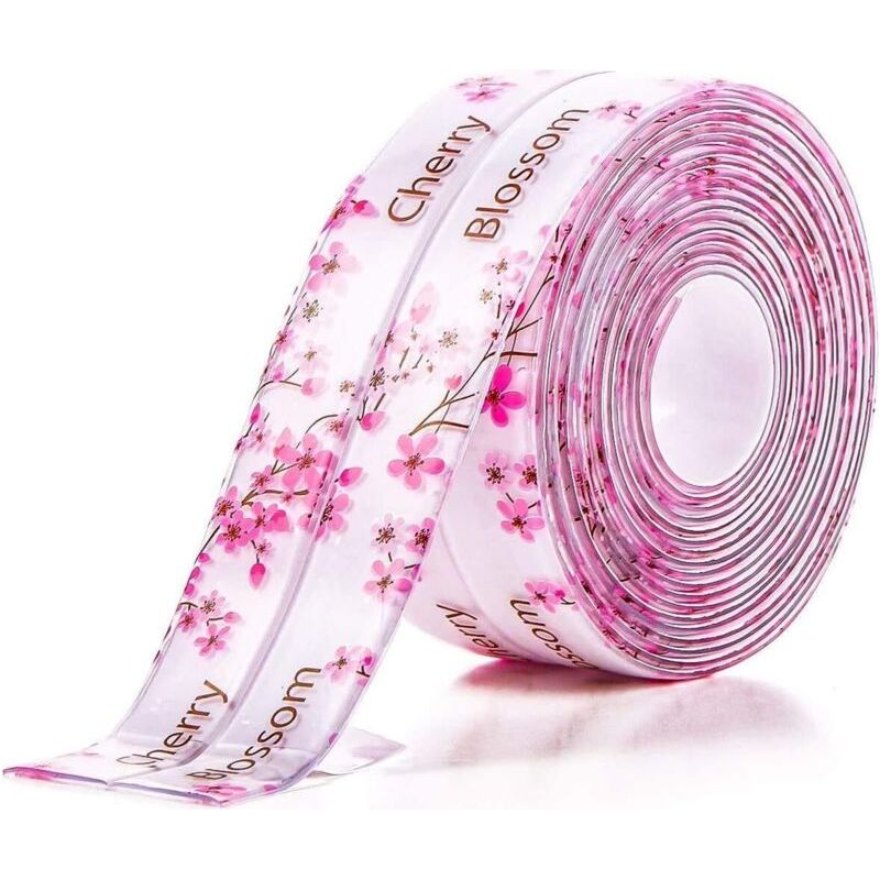 Ruban De Calfeutrage Auto-adhésif Bande De Calfeutrage Super Stick Ruban D'Étanchéité Étanche Pour Évier, Ruban Anti-moisissure Pour Cuisine, Baignoire, Toilettes Et Coin De Mur, 1,5 Pouces X 10,5 Pie