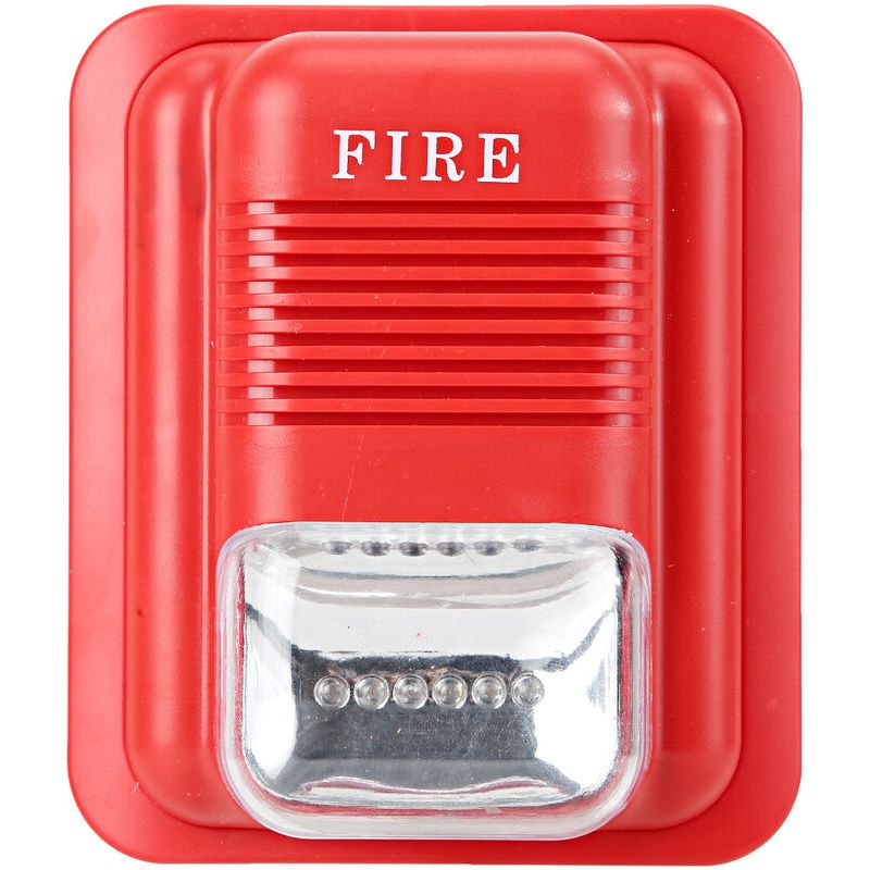 Système De Sécurité D'Alerte De Sirène Stroboscopique D'Avertissement D'Alarme De Protection Contre L'Incendie Dc12v/24v