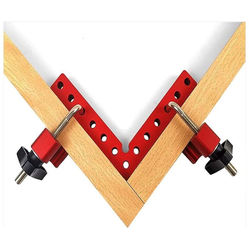 Règle À Angle Droit Pour Le Travail Du Bois Règle De Serrage D'Angle Réglable Pour Le Travail Du Bois Pinces À Angle Droit En Alliage D'Aluminium Cadre Porte-étau