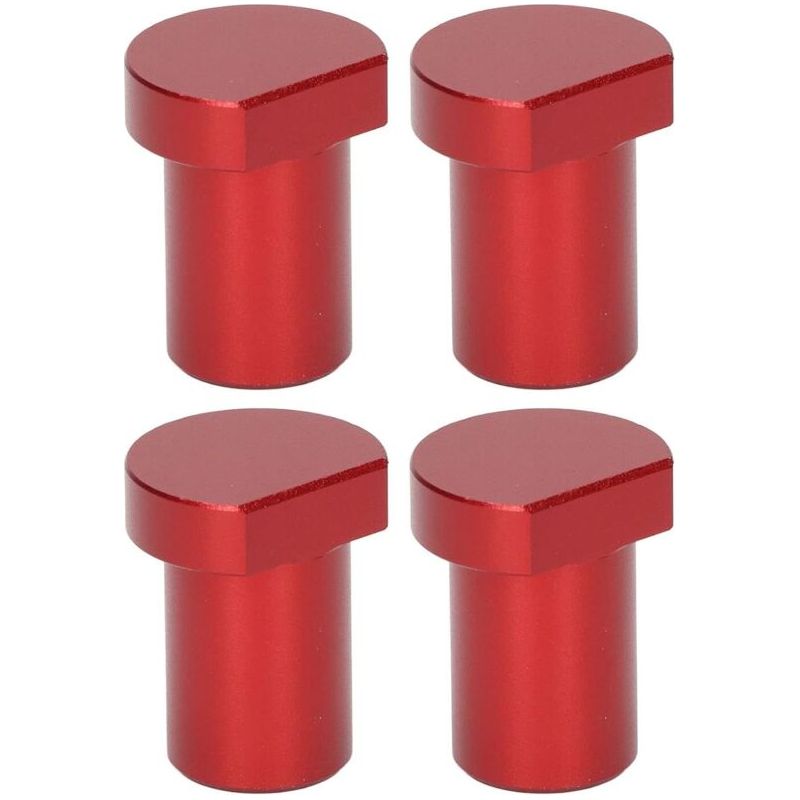 4 Pièces Blocs De Limite De Bureau Pour Le Travail Du Bois, Bloc De Carte De Limite D'Établi Pour Le Travail Du Bois 20mm De Diamètre Rouge