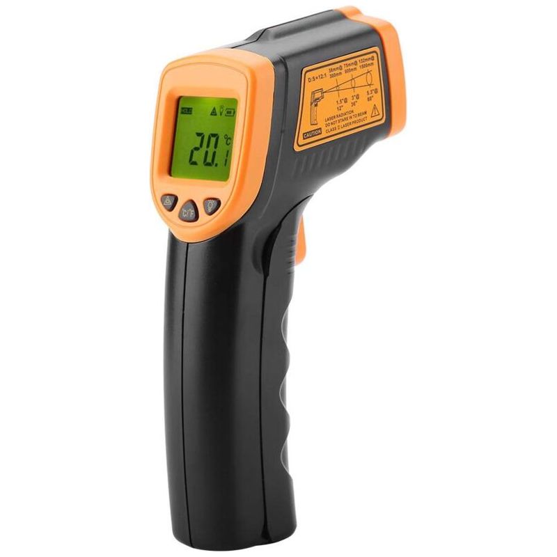 Sensor Ar320 Thermomètre Infrarouge Numérique, Écran Lcd Sans Contact, Thermomètre Infrarouge Laser Numérique -32 °c 380 °c (-26 °f 716 °f)