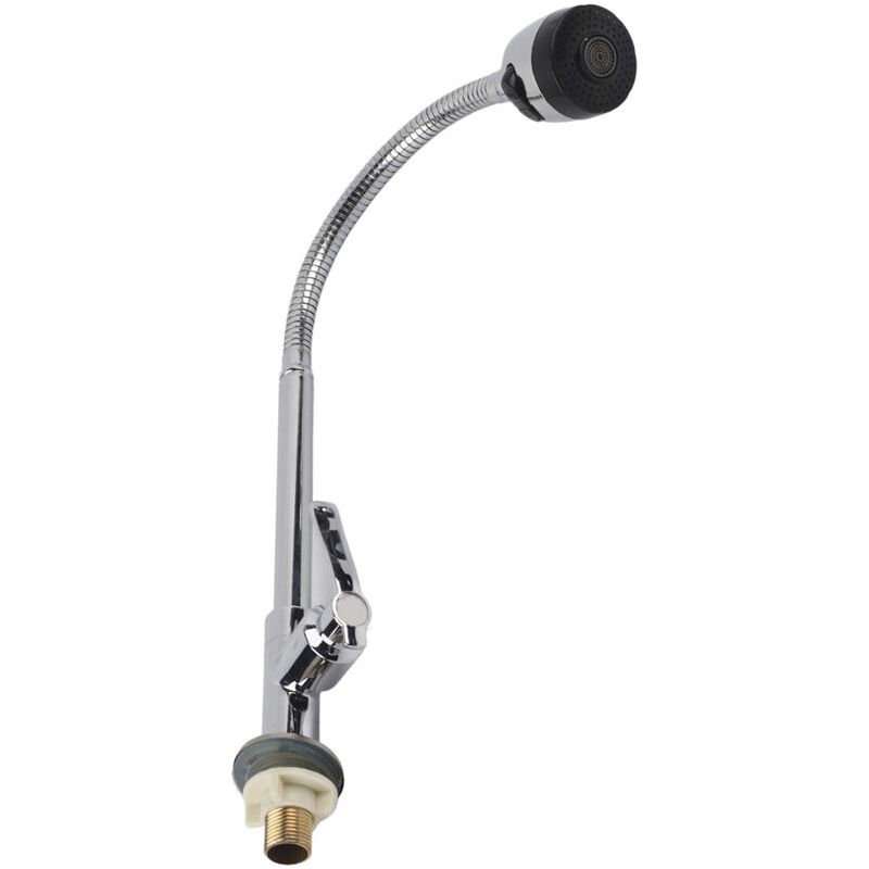 Légant G1 / 2in Universal Bendable Home Kitchen Robinet D'Eau Froide Pour Évier De Cuisine Robinet D'Eau