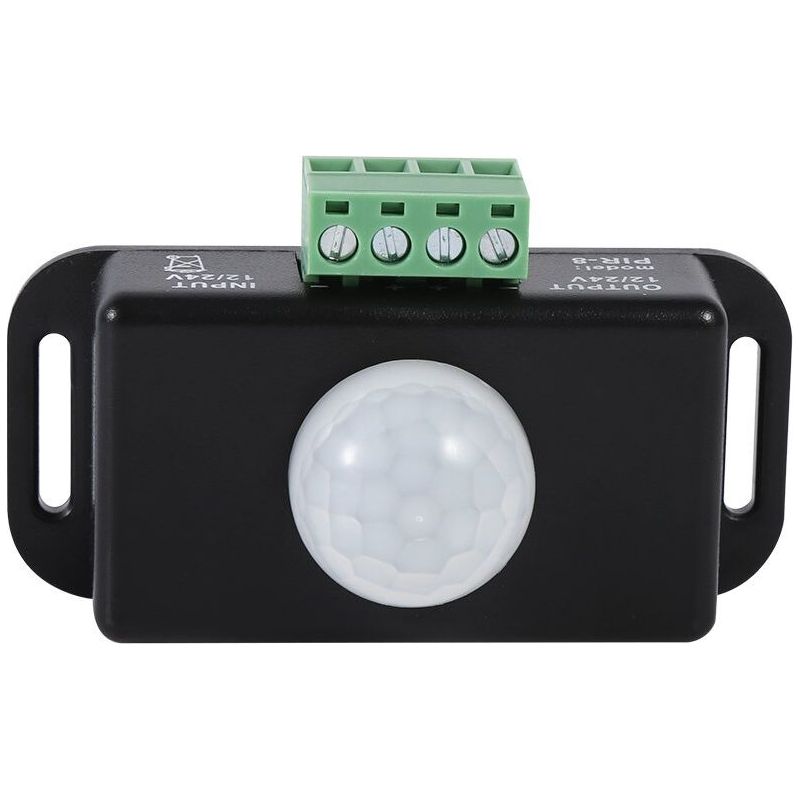 Commutateur De Capteur De Mouvement À Led, Commutateur De Détecteur De Mouvement Infrarouge Pir De Sécurité Corporelle Dc 12v/24v Pour Bande Lumineuse Led