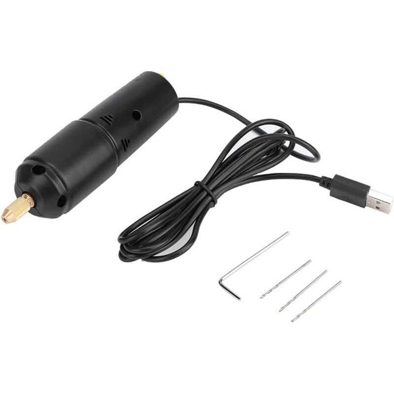 Perceuse Électrique Portable, Kit De Mini Perceuse Portable, Perceuse Micro Usb Compacte Dc 5 V