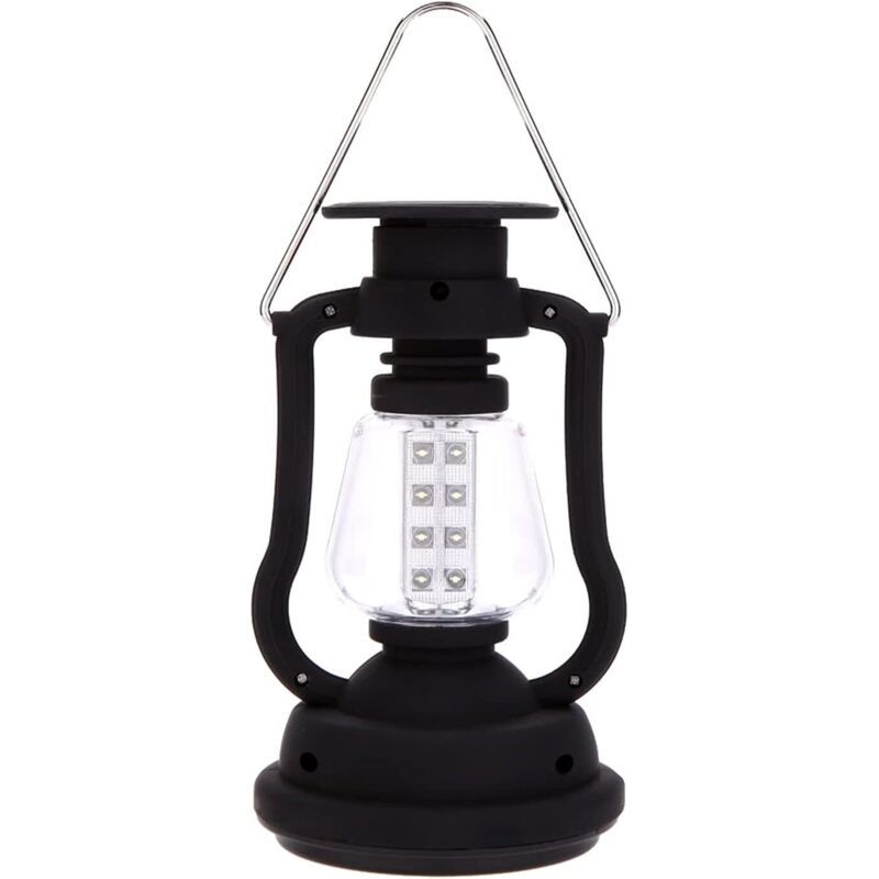Lumière De Camping Portable Extérieur Portable Résistant À La Main Rechargeable Manivelle Camping Lanterne Solar Dynamo Dynamo Lampe De Camping Lumières D'Extérieur À Led Pour L'Extérieur