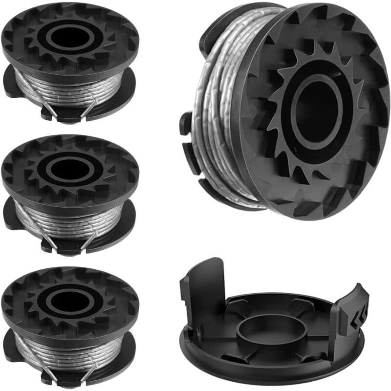 Moritale Bobine Fil Pour Bosch Easygrasscut 18 23 26 Art 23 26 Coupe Bordure Pièces De Rechange (bosch F016800569 / F16800385, 4 Pièces)